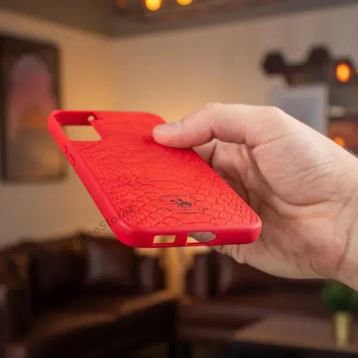 Santa Alligator Leather Case Samsung S22 Plus - Three