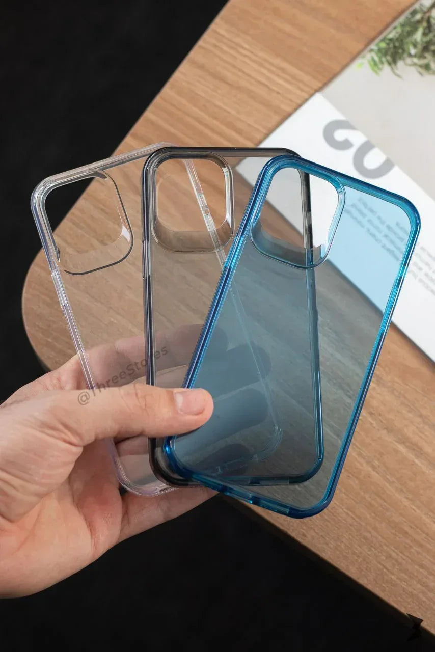 Lanex Colored Transparent Case iPhone 12 Pro Max - Three
