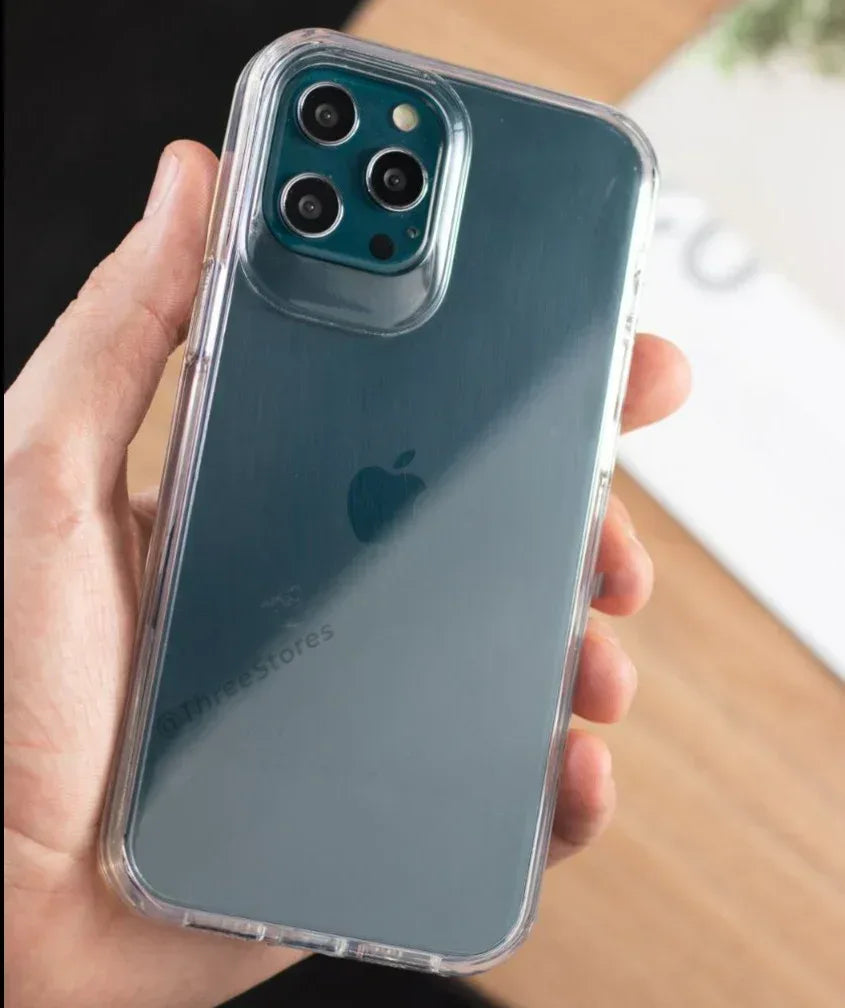 Lanex Colored Transparent Case iPhone 12 Pro Max - Three