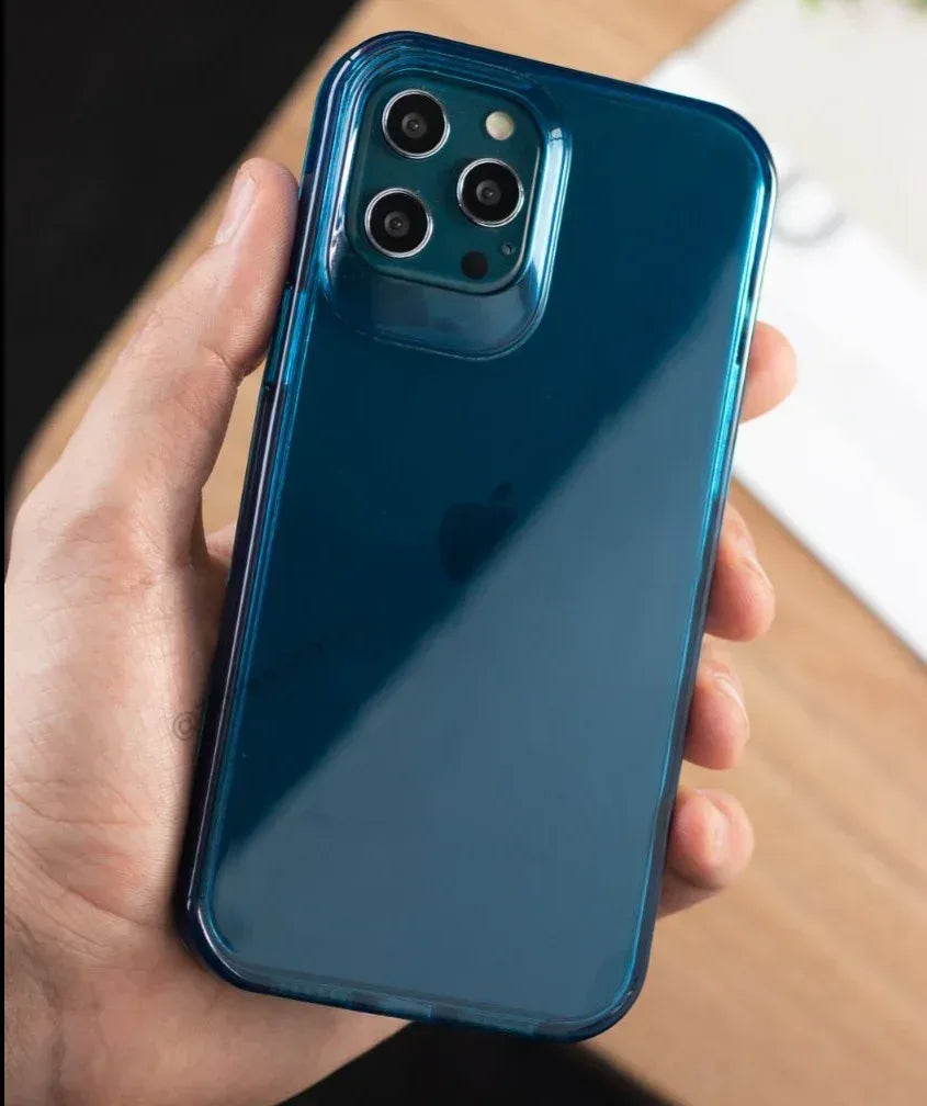 Lanex Colored Transparent Case iPhone 12 Pro Max - Three