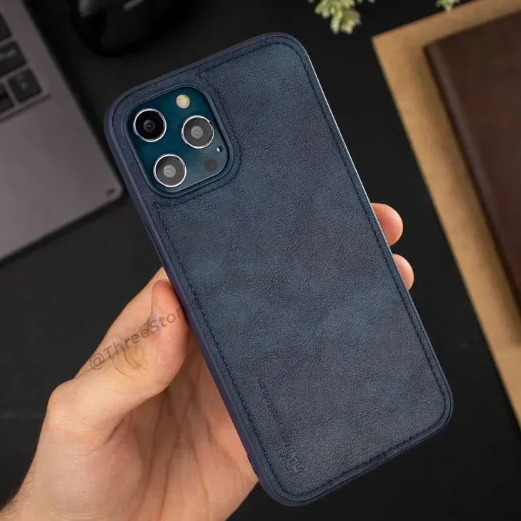 HDD Leather Case iPhone 12 Pro Max - Three