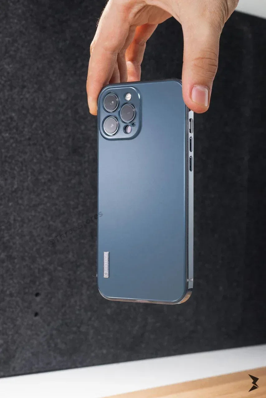 Coteetci Stainless Steel Camera Protection Case iPhone 12 Pro Max - Three