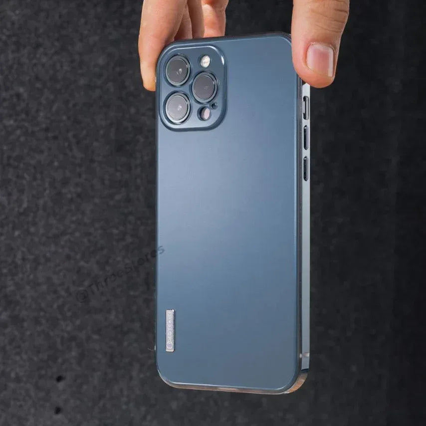 Coteetci Stainless Steel Camera Protection Case iPhone 12 Pro Max - Three