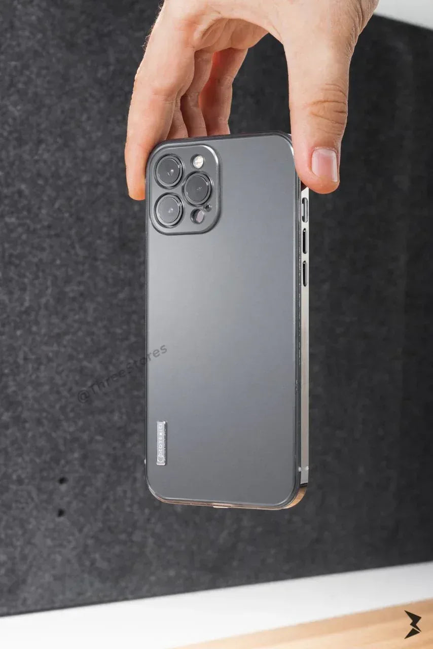 Coteetci Stainless Steel Camera Protection Case iPhone 12 Pro Max - Three