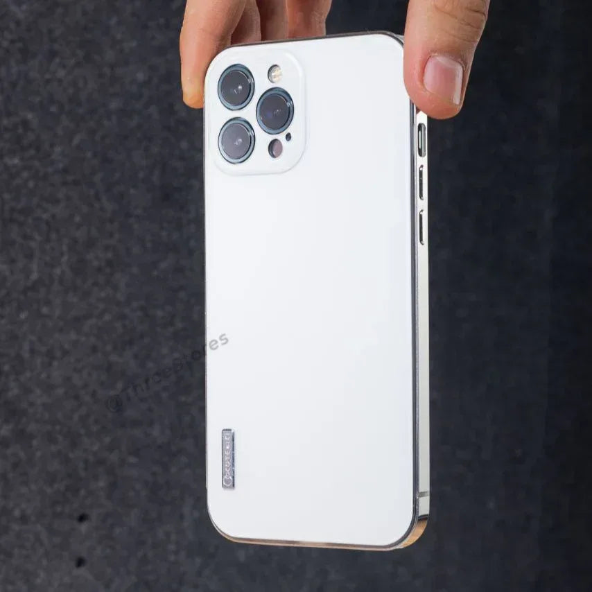 Coteetci Stainless Steel Camera Protection Case iPhone 12 Pro Max - Three