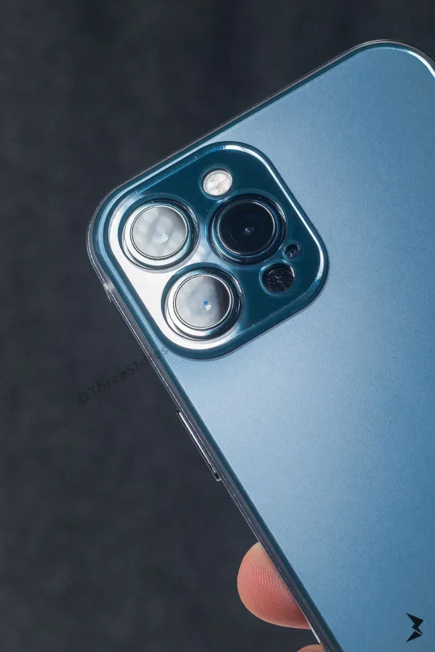 Coteetci Stainless Steel Camera Protection Case iPhone 12 Pro Max - Three