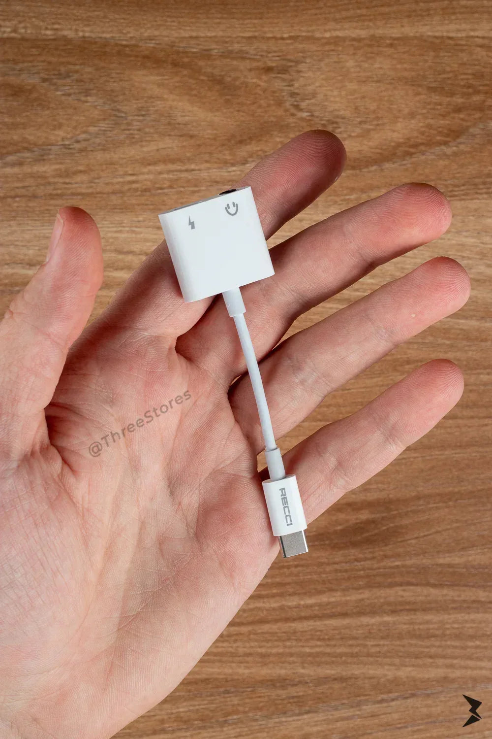 Recci Converter 2 in 1 Type-C To Type-C +3.5 RDS-A08 - Three