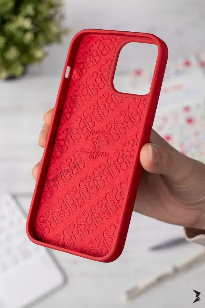 Santa Leather Heart Case iPhone 13 Pro Max - Three