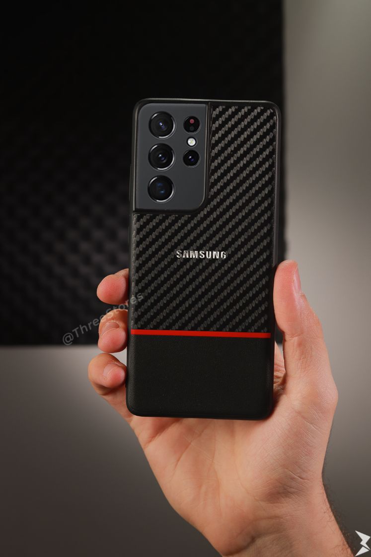 2022-06-12 Black Fiber Protective Case Samsung OUTPU FB-10