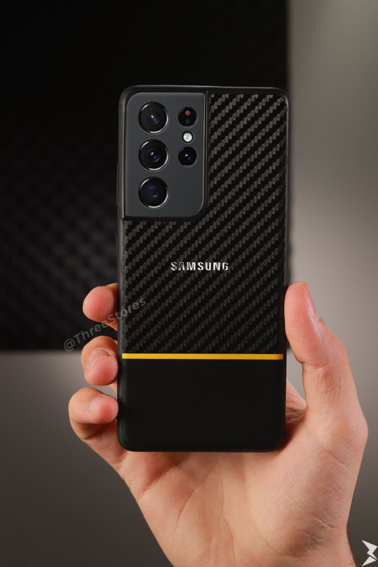 2022-06-12 Black Fiber Protective Case Samsung OUTPU FB-12