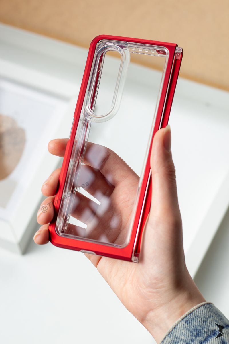 Transparent Double Farme Case Samsung Z Fold 3