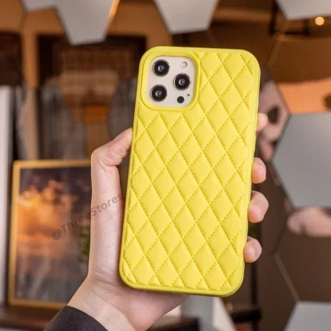 Woven Pattern Case iPhone 12 Pro Max - Three