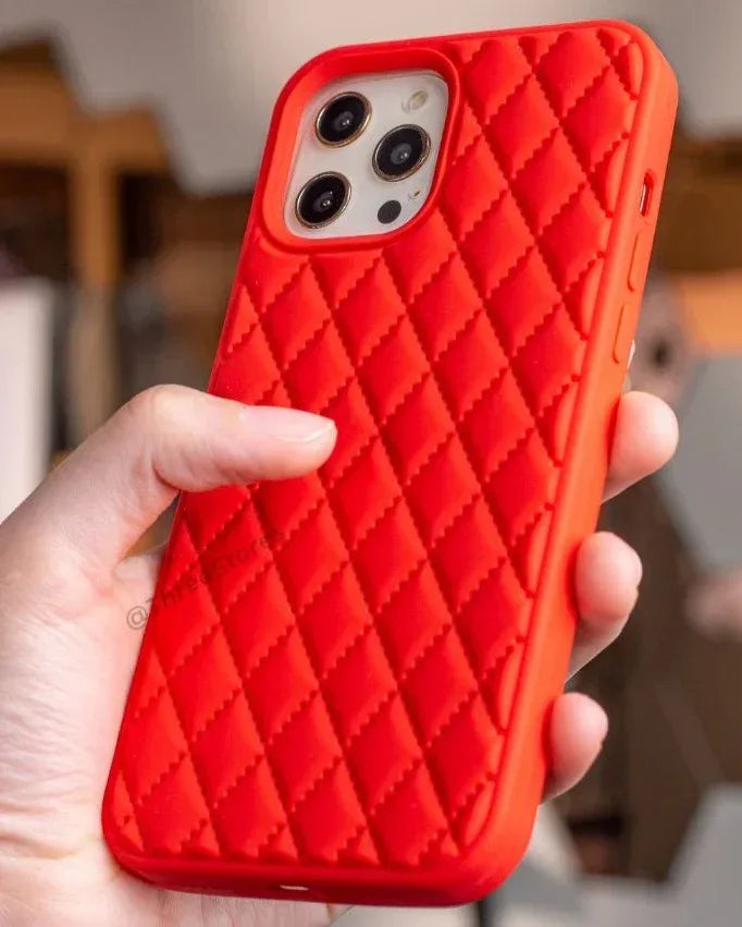 Woven Pattern Case iPhone 12 Pro Max - Three