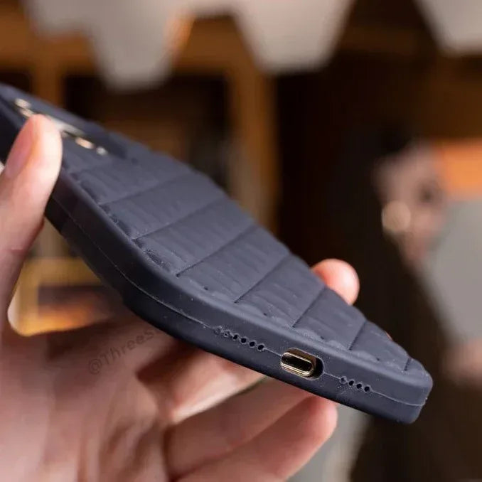 Woven Pattern Case iPhone 12 Pro Max - Three