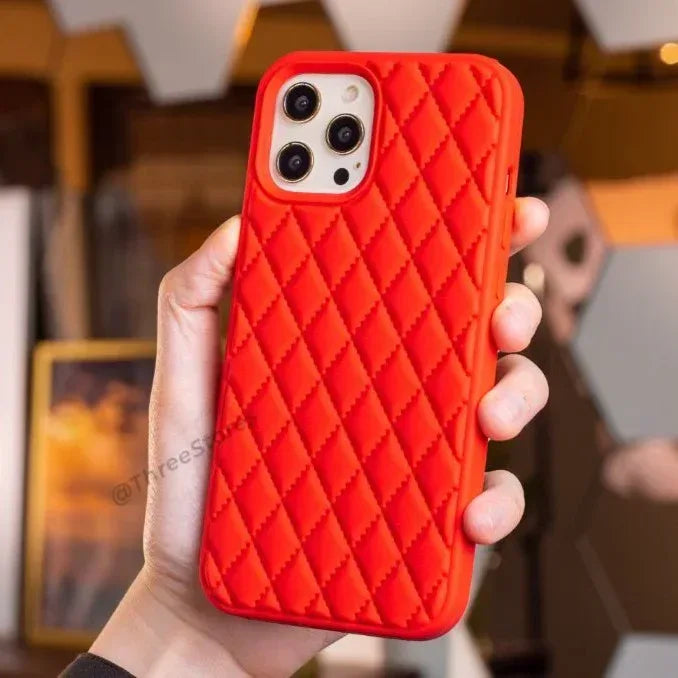Woven Pattern Case iPhone 12 Pro Max - Three