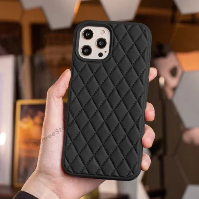 Woven Pattern Case iPhone 12 Pro Max - Three