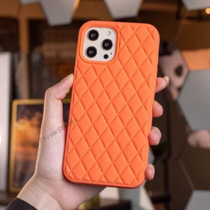 Woven Pattern Case iPhone 12 Pro Max - Three