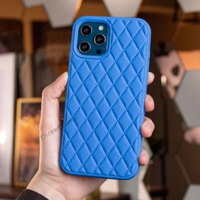 Woven Pattern Case iPhone 12 Pro Max - Three