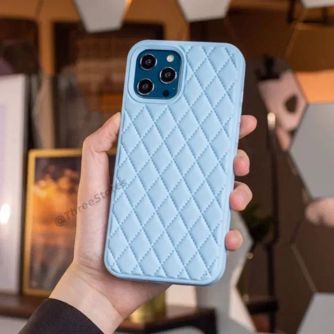 Woven Pattern Case iPhone 12 Pro Max - Three