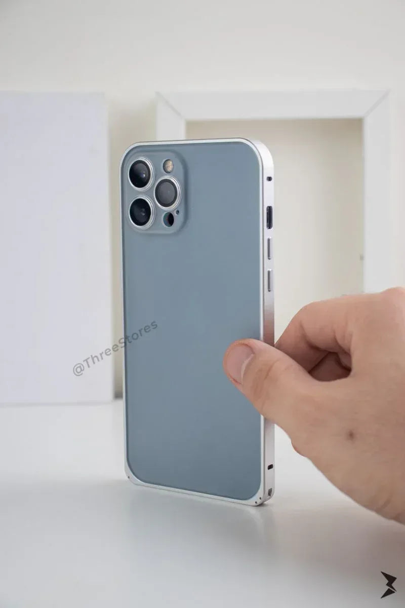 QY Metal Camera Protection Case iPhone 12 Pro Max - Three