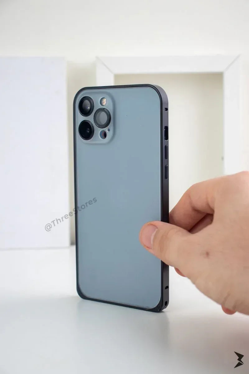 QY Metal Camera Protection Case iPhone 12 Pro Max - Three