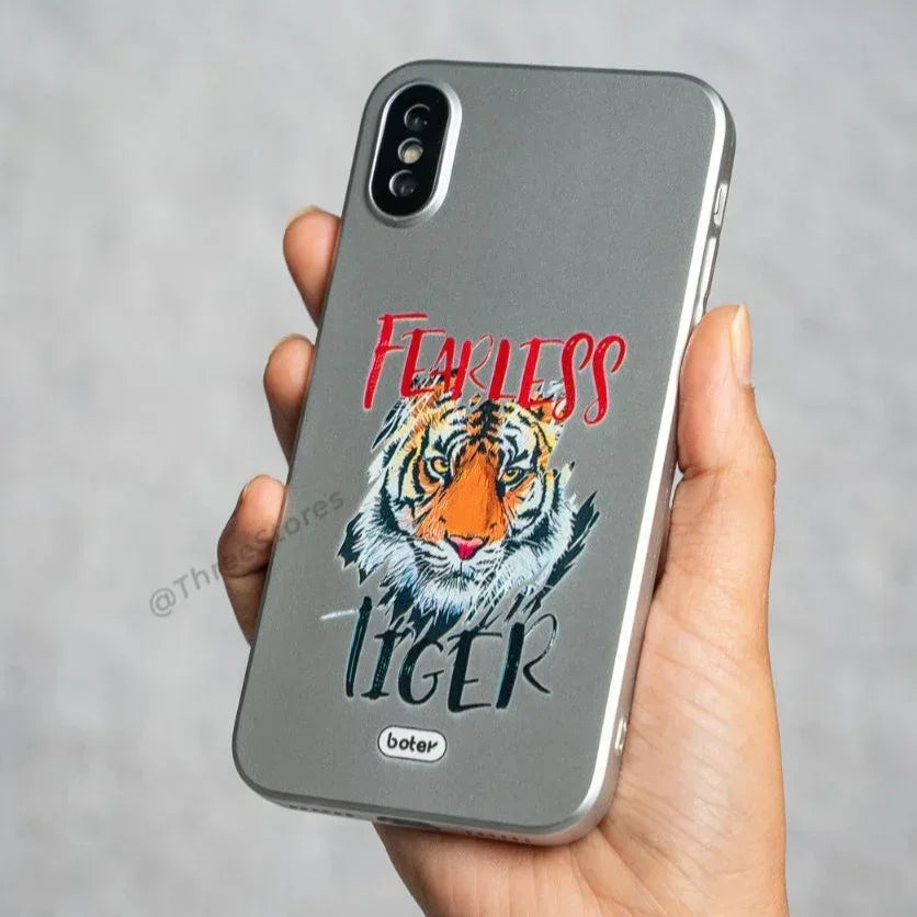 Boter Silver Camera Protection Case iPhone X - Three