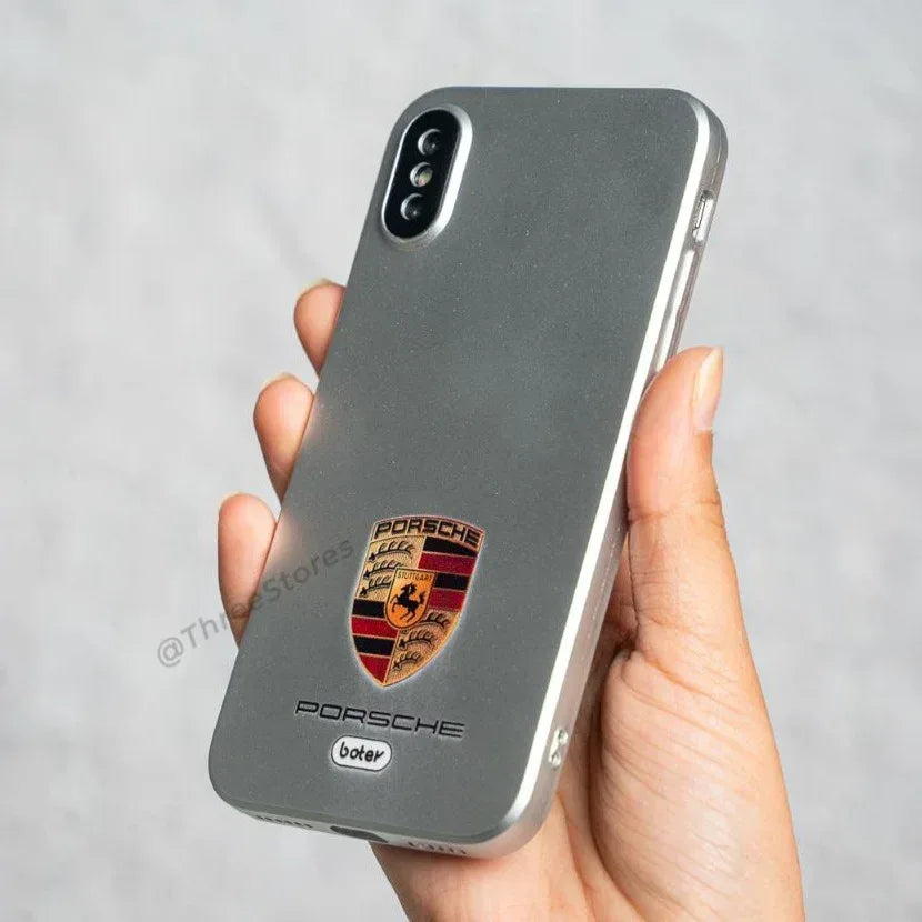 Boter Silver Camera Protection Case iPhone X - Three