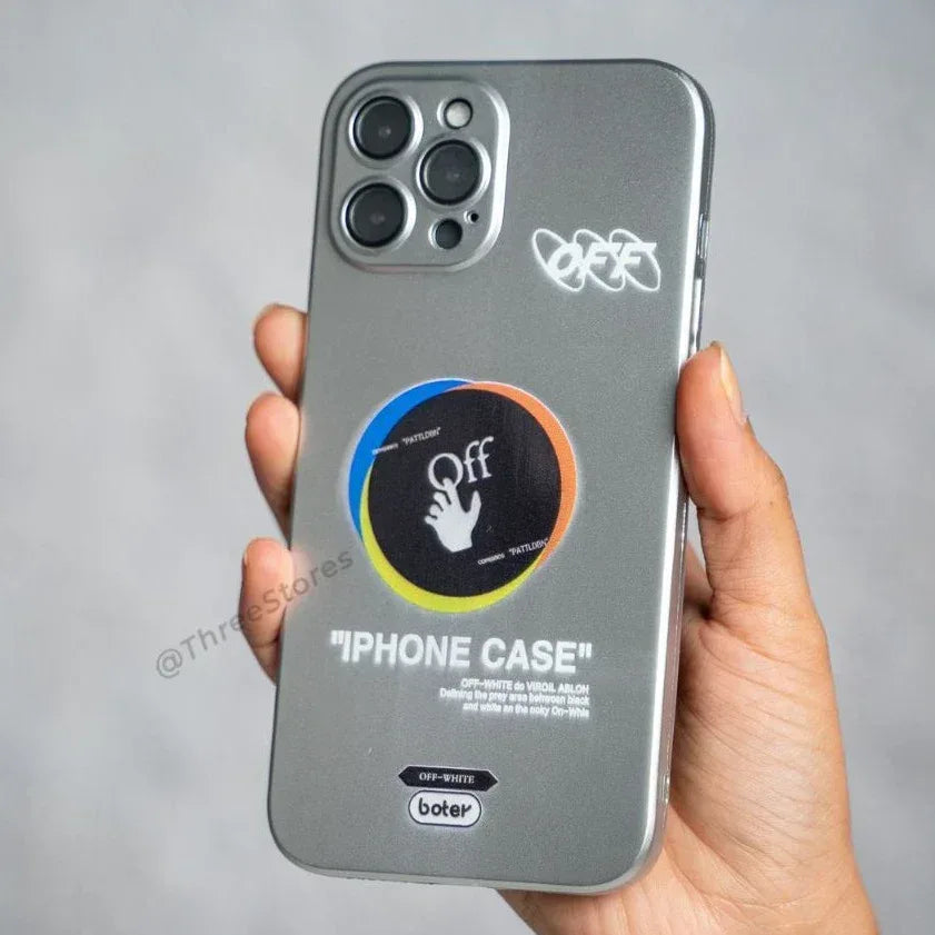 Boter Silver Camera Protection Case iPhone 13 Pro Max - Three