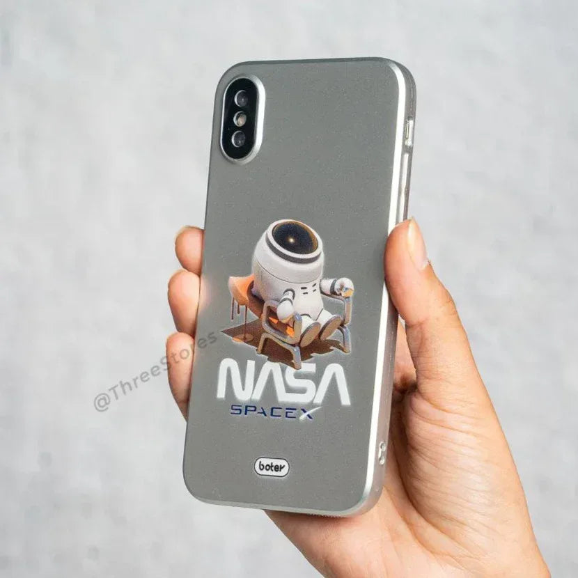 Boter Silver Camera Protection Case iPhone X - Three