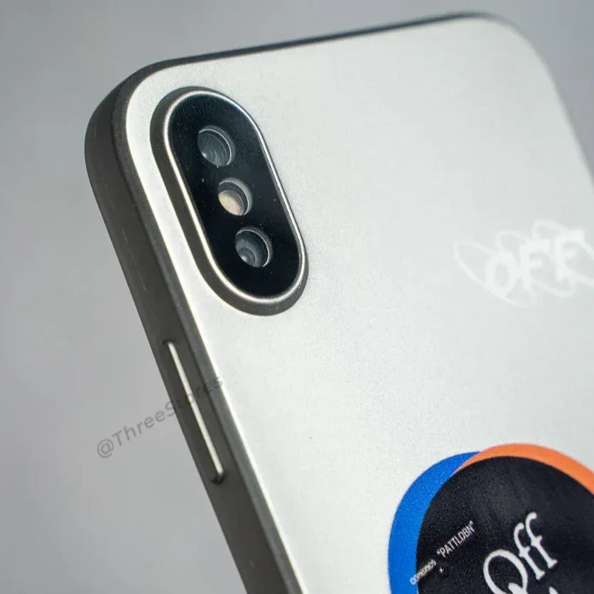 Boter Silver Camera Protection Case iPhone X - Three