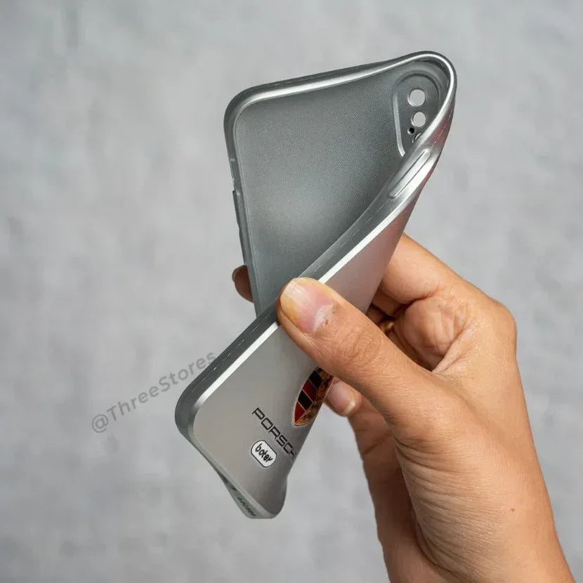 Boter Silver Camera Protection Case iPhone X - Three