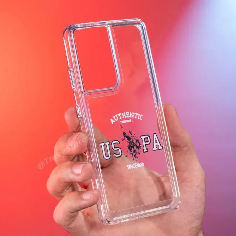 U.S Polo Assn Transparent Case Samsung S21 Ultra - Three