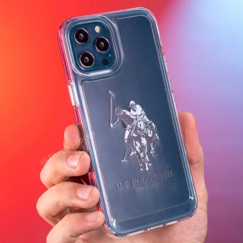 U.S Polo Assn Transparent Case iPhone 12 Pro Max - Three