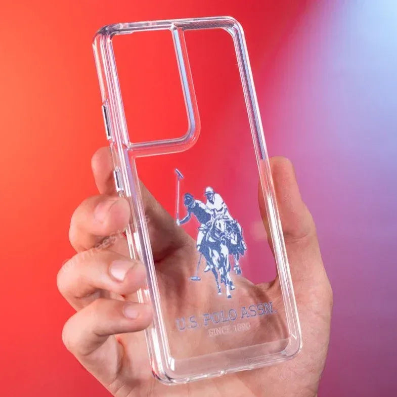 U.S Polo Assn Transparent Case Samsung S21 Ultra - Three
