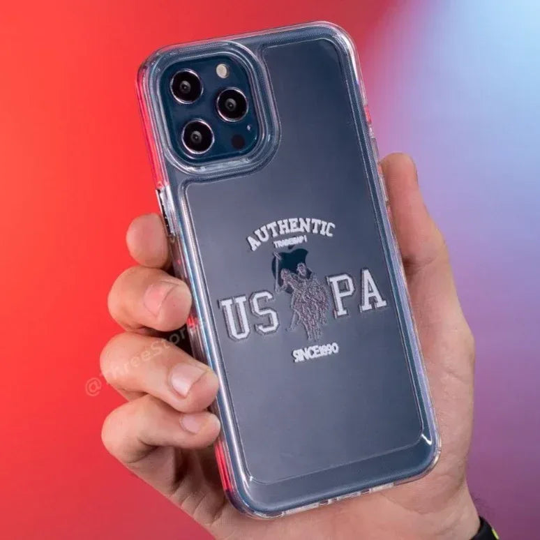U.S Polo Assn Transparent Case iPhone 12 Pro Max - Three