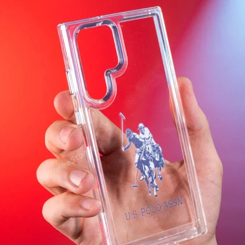 U.S Polo Assn Transparent Case Samsung S22 Ultra - Three