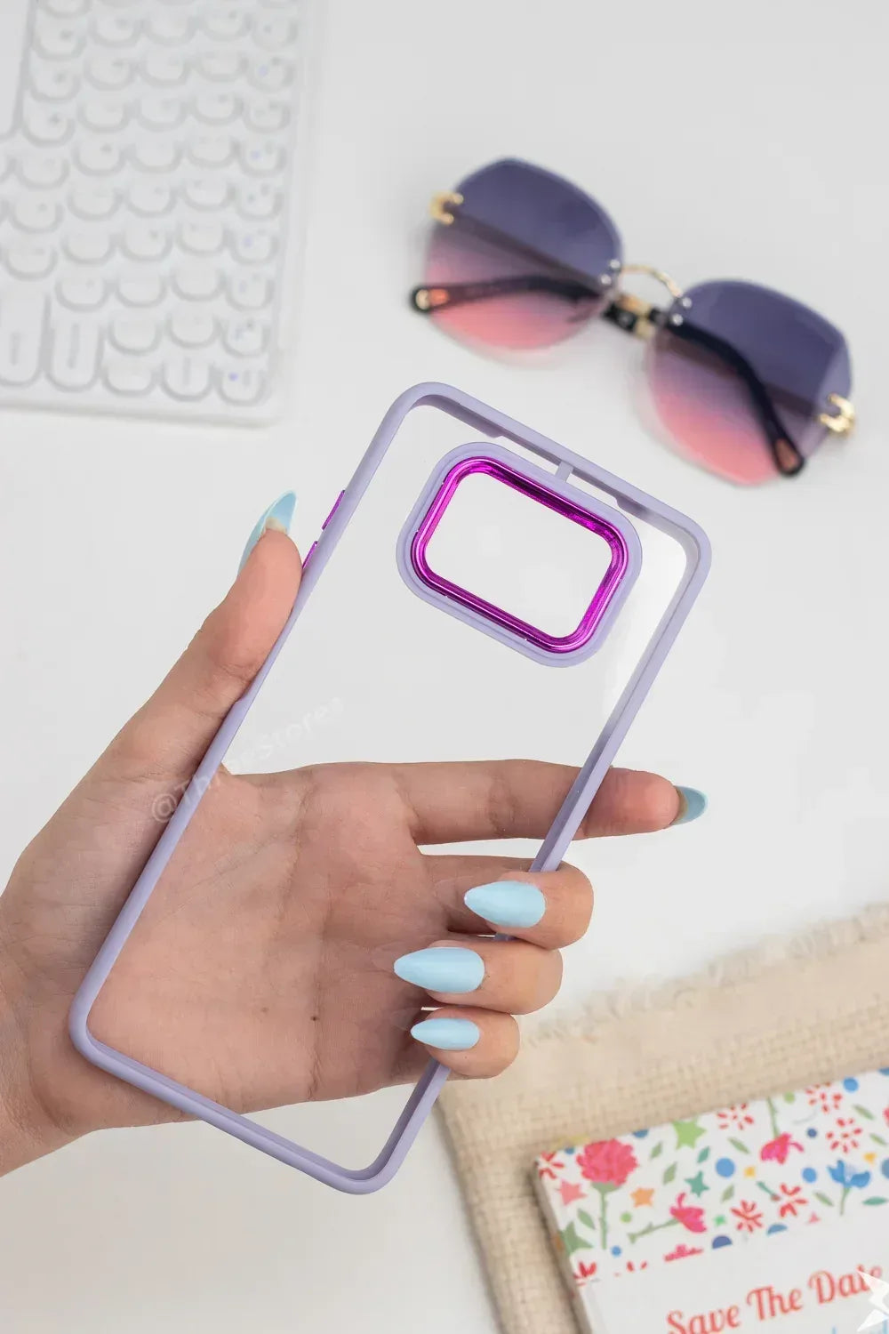 Skin Fashion Colored Frame Camera Case Xiaomi Poco X3 - Three