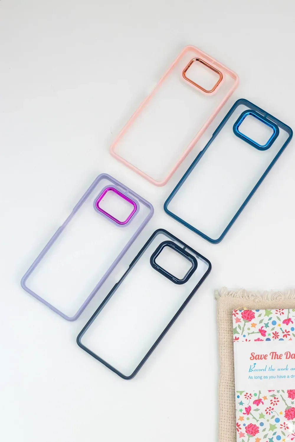 Skin Fashion Colored Frame Camera Case Xiaomi Poco X3 - Three