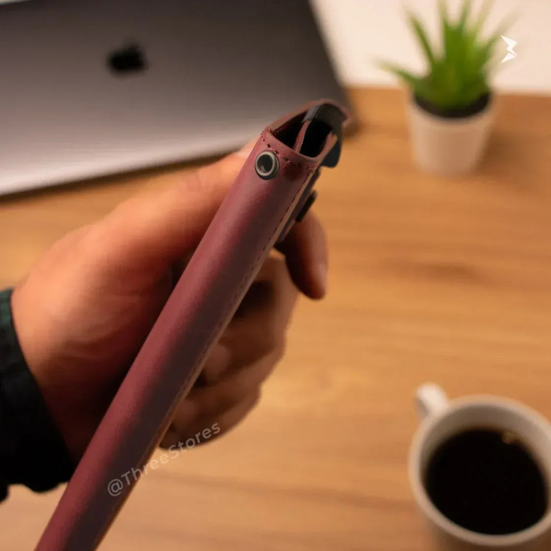 Puloka Flip Wallet Leather Phone Holster Pouch - Three