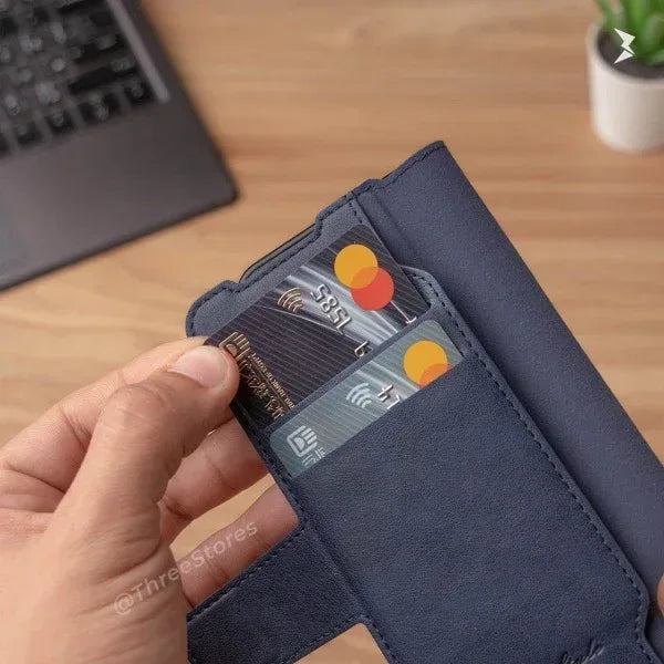 HDD Flip Leather Case With Spen Samsung Z Fold 4 - Three