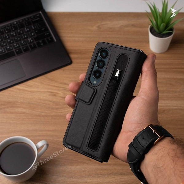 2022-11-02 HDD Flip Leather Case With Spen Samsung Z Fold 4-23