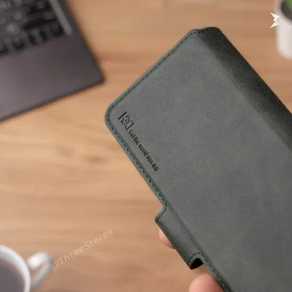 HDD Flip Leather Case With Spen Samsung Z Fold 4 - Three