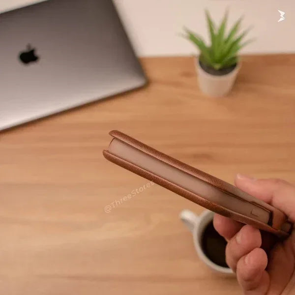 HDD Flip Wallet Leather Case iPhone 12 Pro Max - Three