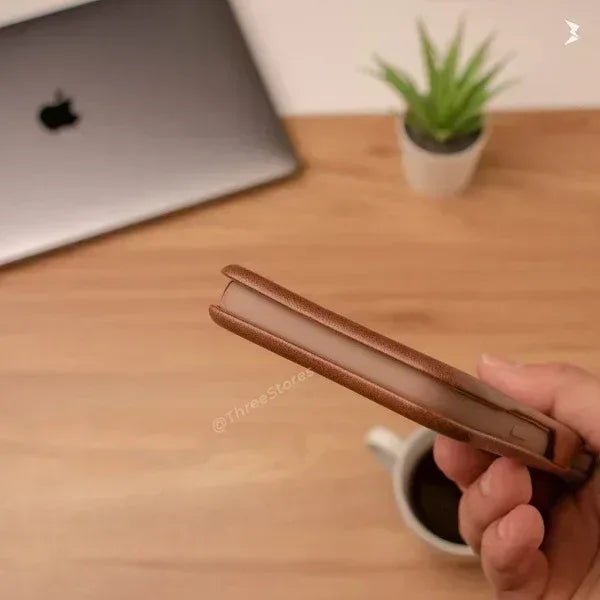 HDD Flip Wallet Leather Case iPhone 16 Pro Max - Three