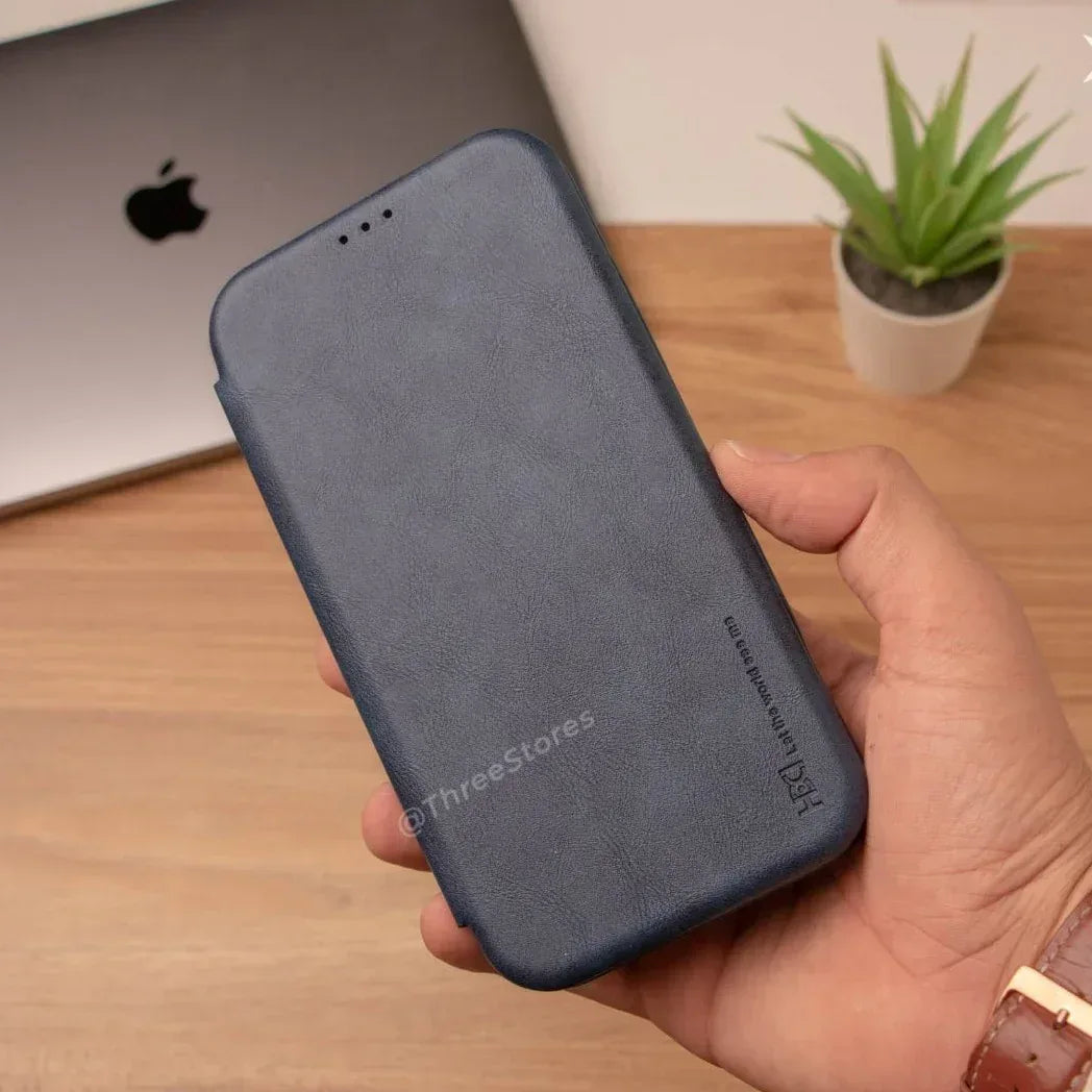 HDD Flip Wallet Leather Case iPhone 13 Pro Max - Three