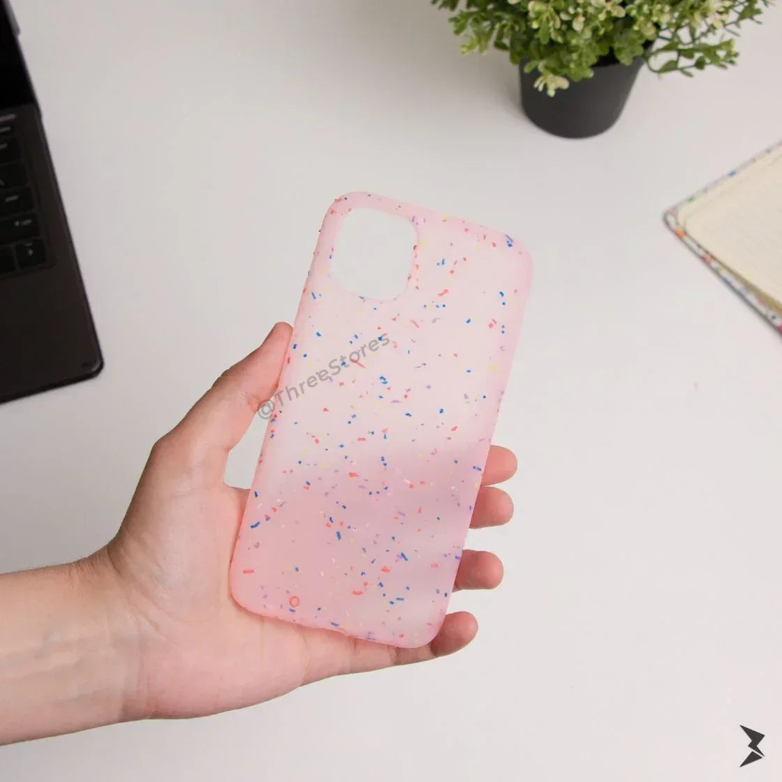Sprinkle Transparent Case iPhone 11 - Three