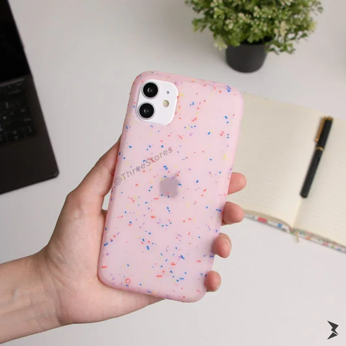 Sprinkle Transparent Case iPhone 11 - Three