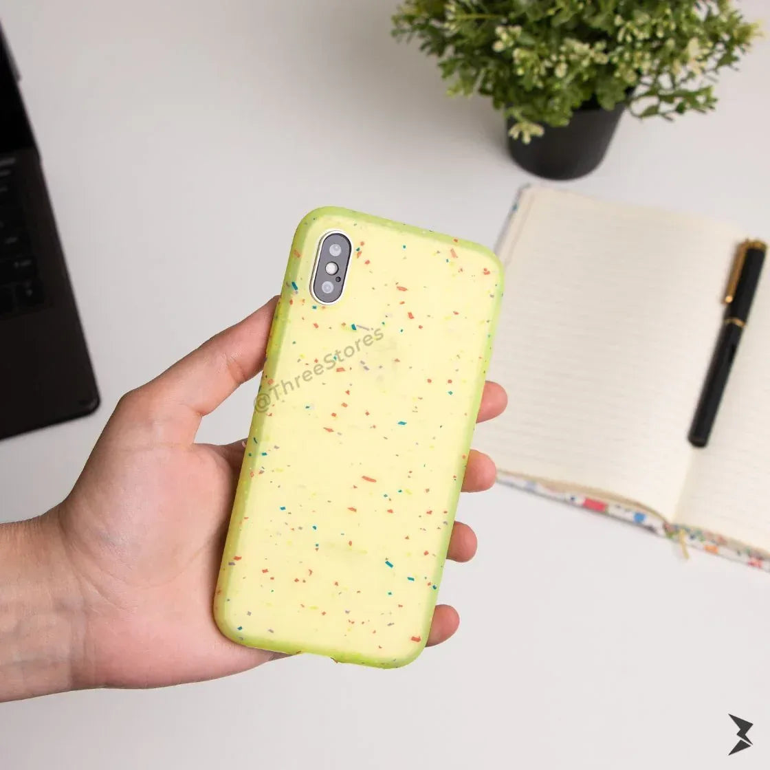 Sprinkle Transparent Case iPhone X - Three