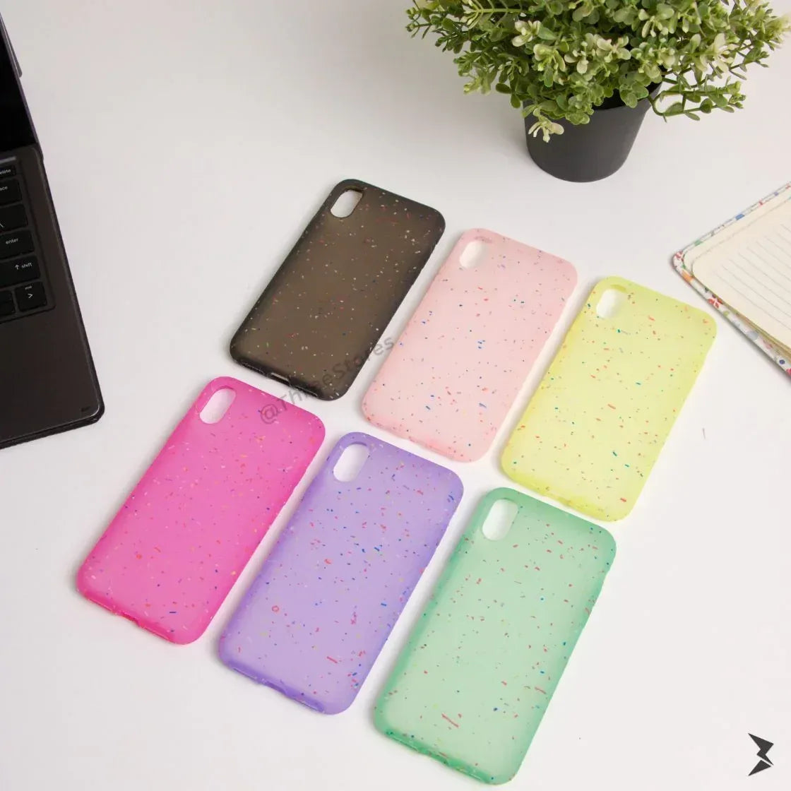 Sprinkle Transparent Case iPhone X - Three