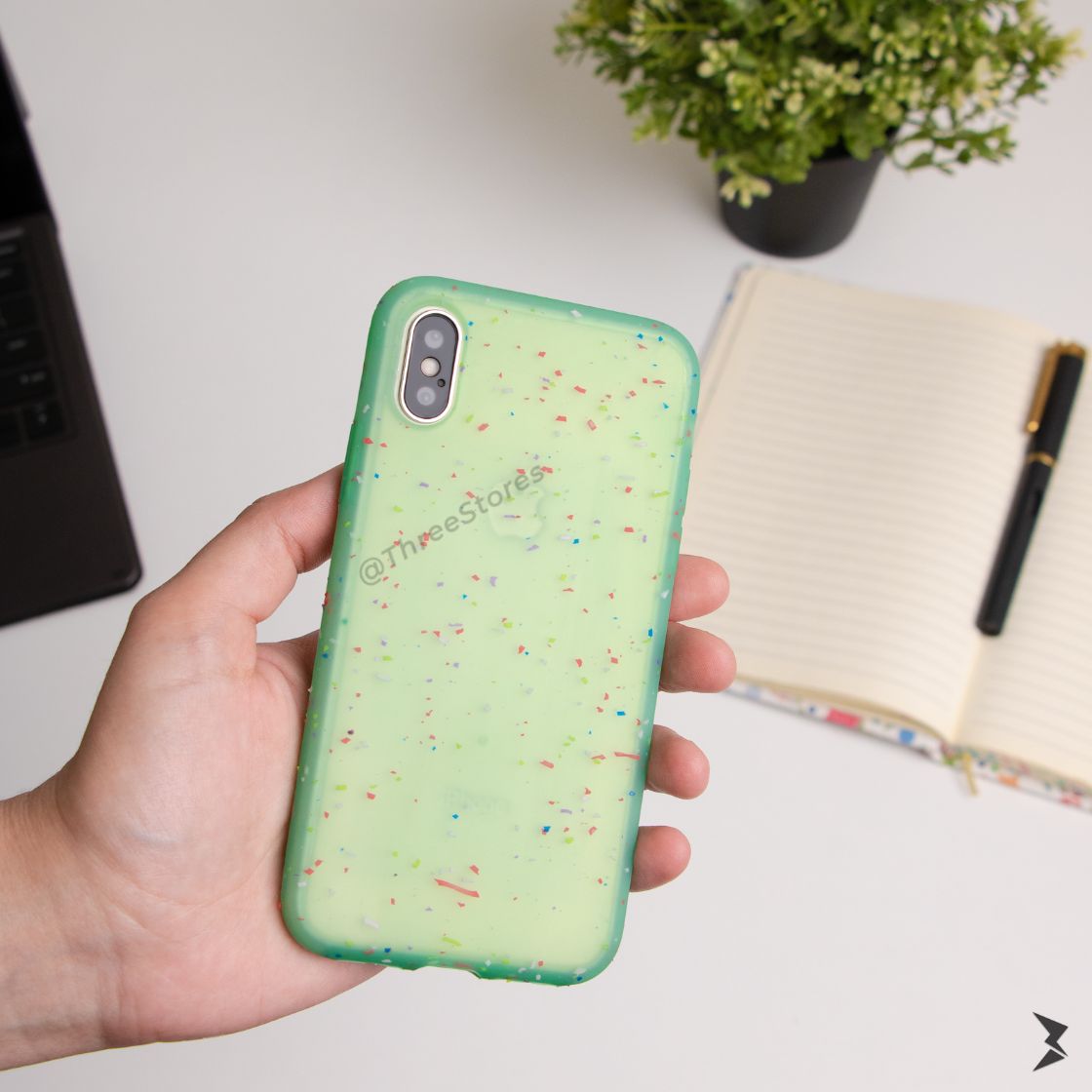 2022-11-02 Sprinkle Transparent Case iPhone x-3